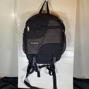 Vintage Columbia Black Soft Backpack- Willow Creek Shade Tote C 2125-094, good c